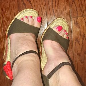 Kate Spade Granda Espadrilles Wedge Sandals